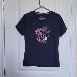 McKinley t-shirt dark blue tee short sleeve top summer Dry Climate style outdoor